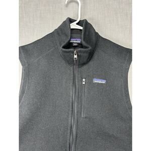 PATAGONIA MEN'S BETTER SWEATER FLEECE VEST - SIZE LARGE Black